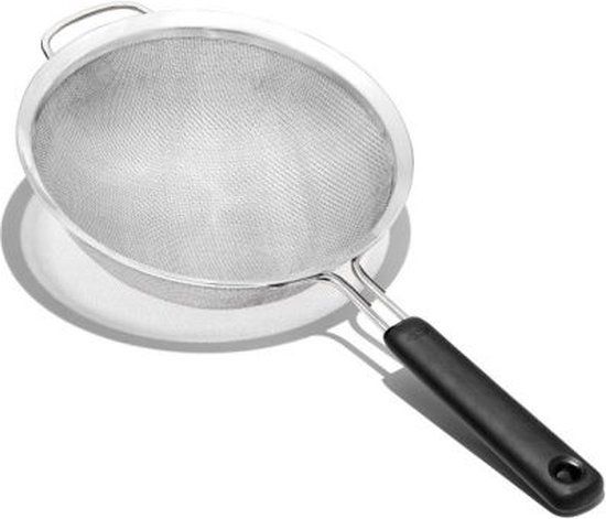 OXO Good Grips Keukenzeef - Metaal/Kunststof - Rond - Zwart