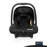 PETEX Babyzitje voor de auto - Bambini i-Size norm volgens ECE R129 voor kinderen van ca. 40-87 cm, schommelfunctie, autostoel in zwart, 1 stuk