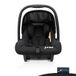 PETEX Babyzitje voor de auto - Bambini i-Size norm volgens ECE R129 voor kinderen van ca. 40-87 cm, schommelfunctie, autostoel in zwart, 1 stuk