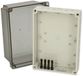 Fibox PCM 200/150 T 6016929 Boîtier universel 255 x 180 x 150 Polycarbonate Gris-blanc (RAL 7035) 1 pièce