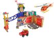 Simba - XXL Brandweerstation Brandweerman Sam met Wallaby Helikopter, Brandweerauto 4x4 Rood en Figuren van Sam, Tom & Penny, Speelgoed voor Kinderen Vanaf 3 Jaar