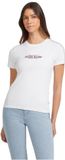 Guess Jeans Gj Cn Slim American Tr T-shirt Met Korte Mouwen Wit L Vrouw
