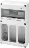 Gewiss Q-DIN 14 TE - 3 FLENZEN - 3 VERGRENDELBARE VERTICALE FLENZEN - 16/32A - IP65, GW68010N