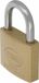 Amig Hangslot met 2 sleutels - 40 mm - messing - kofferslot