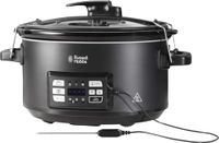 Russell Hobbs 3-in-1 Digitale Sous Vide Slowcooker, 8+ Porties (6,5L), Geïntegreerde Thermometer, Keramieke Gaar- en Braadpan, 25630-56