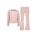 Vingino pyjama met panterprint - deep mauve