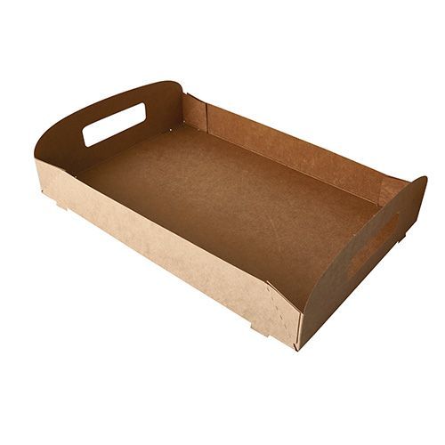 Papstar 87956 - Doos - bruin - 54,4 x 36,6 x 4,5 cm - 10 stuks