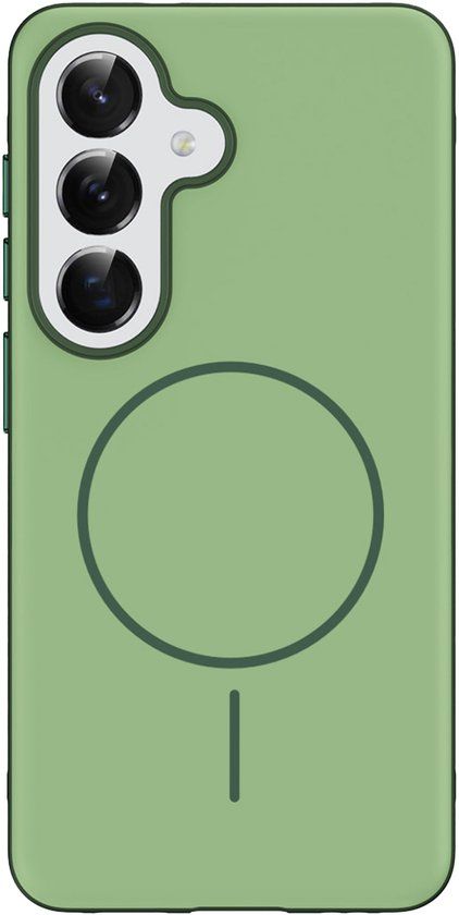 imoshion Color Backcover met Thin MagSafe Ring voor de Samsung Galaxy S25 - Donkergroen