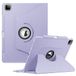FINTIE Roterende hoes compatibel met iPad Pro 12,9 inch (2022/2021/2020/2018, 6e/5e/4e/3e generatie)-360 graden draaibare beschermhoes met potloodhouder, automatisch slapen/waken, lila paars