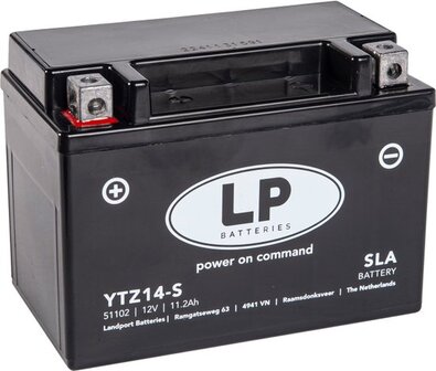 LANDPORT YTZ14-S AGM Motor Accu 12V 11.2Ah - Universeel - 8717101011959