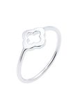 Elli - Ring - Dames Klaverblad Geluksgeluk in 925 sterling zilver - Dames