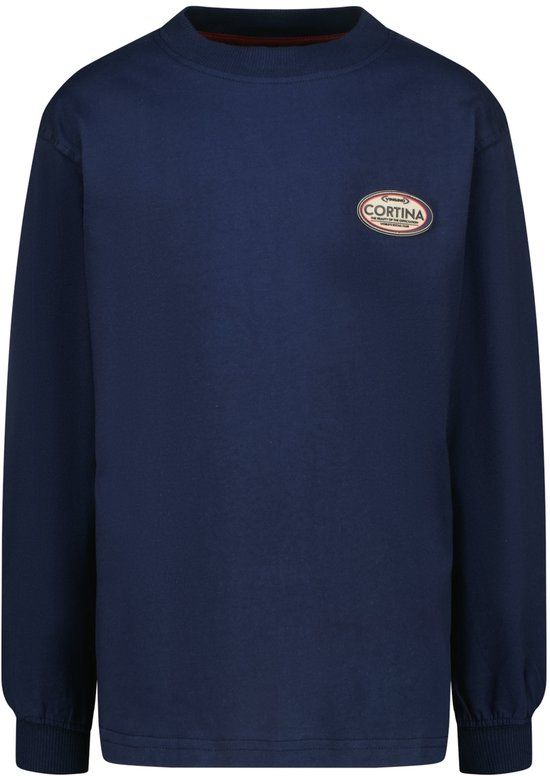 Vingino Jongens T-shirt Korte mouw Katoen Dark Blue Maat 152