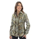 Chaks - Tijgershirt met pailletten, glitterhemd met dierenprint