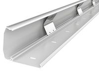 RICOO Kabel Netjes 110cm x 6cm x 2cm Wit Aluminium Duct Z1110-W Draad Organizer Cord Management Lead Channel