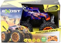 EXOST Phantom Force radiografische auto, schaal 1:16, snelheid 10 km/u, afmetingen 28,5 cm, kleuren paars en oranje, geschikt voor kinderen vanaf 5 jaar