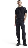 Blåkläder Industrie werkbroek stretch met kniezakken 1448-1832 - Zwart/Donkergrijs - C50