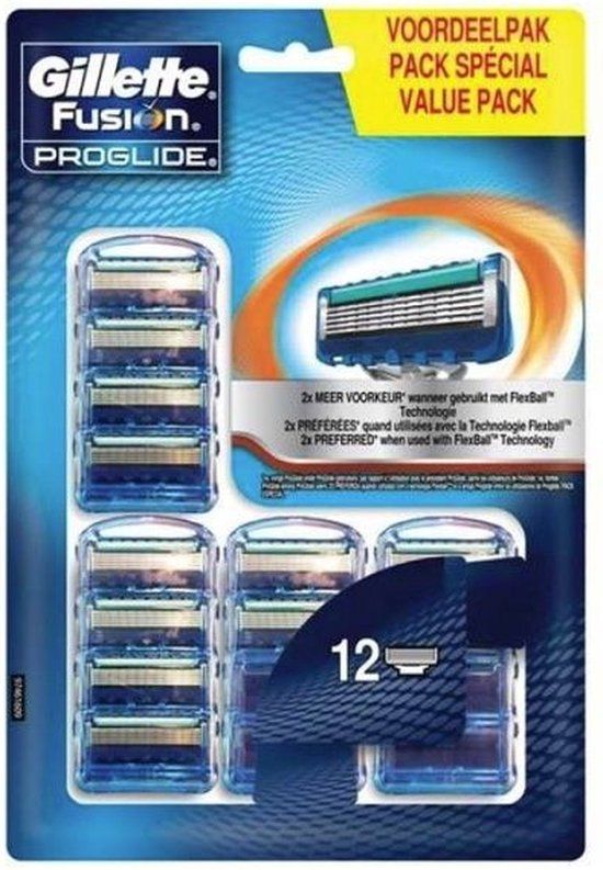 Gillette Fusion5 ProGlide Scheermesjes - 12 stuks