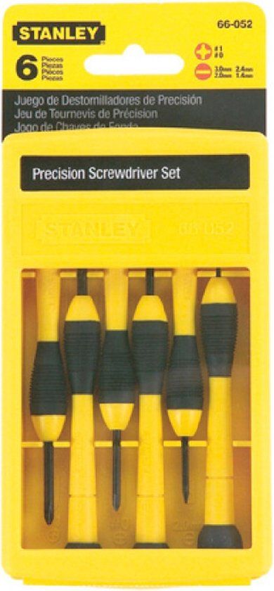 Ferrestock Stanley Schroevendraaierset Precisie- 6 stuks