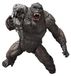 Figurine Kong, 14,5 cm, exclusif pour événements, avec une poitrine endommagée, incluant des accessoires