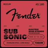 e-bass Fender 7350M SubSonic Bassnaren Stainless Steel Roundwound Long Scale Medium (045-105)
