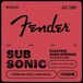 e-bass Fender 7350M SubSonic Bassnaren Stainless Steel Roundwound Long Scale Medium (045-105)