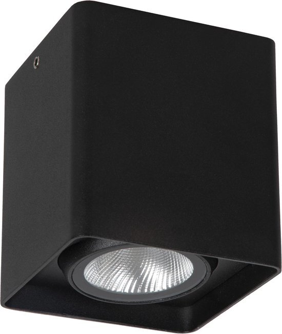 Lucide LEEDS - Plafonnière Buiten - LED - 1x9W 2700K - IP54 - Zwart