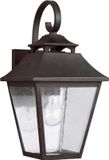 Feiss Galena LED Wand Buitenlamp - E27 - 60W - IP44 - Dimbaar - Sable