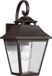 Feiss Galena LED Wand Buitenlamp - E27 - 60W - IP44 - Dimbaar - Sable