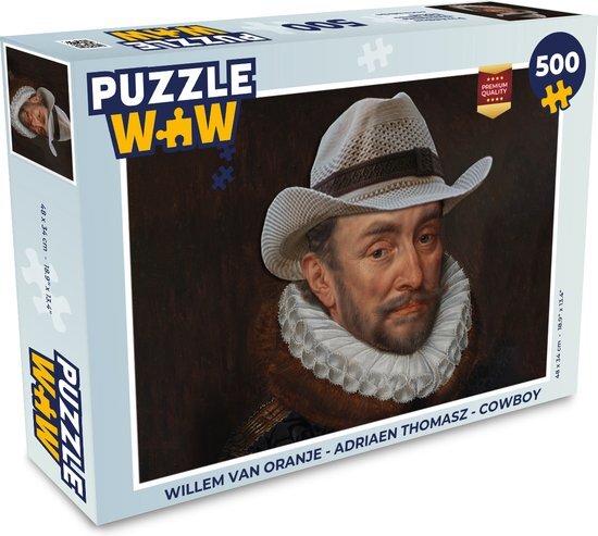 MuchoWow Puzzel Willem van Oranje - Adriaen Thomasz - Cowboy - Legpuzzel - Puzzel 500 stukjes