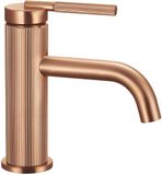 Rea Argon low - Wastafelkraan - Geborsteld Koper - 16X5X16,5CM