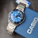 Casio MTD-125D-2A1 Herenhorloge - Blauw/Zilverkleurig