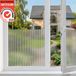 Homewell Raamfolie Lamellen Design - 45 x 300 cm - Melkglas Privacy Folie - Statisch Hechtend - Anti-Inkijk Matglas - Geschikt voor HR++ Glas