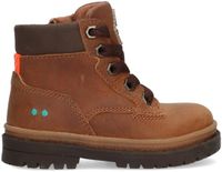 BunniesJR 225700-513 Jongens Biker Boots - Cognac - Nubuck - Veters