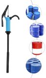 Pompe à fût manuelle - Pompe manuelle en plastique - Convient aux fûts de 20-210 litres - Débit : 16-18 litres par minute - Convient à l'essence et à l'eau