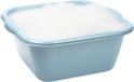 Plasticforte Afwasbak en huishoud teil - 10 liter - lichtblauw - kunststof - 36 x 34 x 14 cm