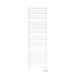 Stelrad Dahlia E elektrische designradiator 120x50cm - 600W - glans wit 0184C0004