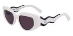 GAFAS Karl Lagerfeld KL6144S Matte White Unisex Zonnebrillen