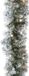 Merkloos / Sans marque Kaemingk B.V. 1x Groene dennenslingers frosted met verlichting 270 cm