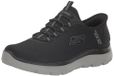 Skechers heren Summits High Range Trainers, Black Mesh/Charcoal, 43 EU Breed