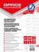 OFFICE PRODUCTS etiketten, wit, 100 vel, 105 x 42,3 mm