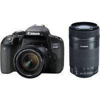 Canon EOS 800D + EF-S 18-55mm STM + EF-S 55-250mm STM