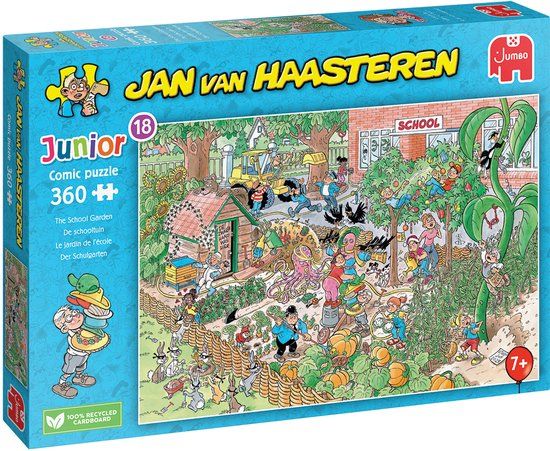 Jumbo Jan van Haasteren Junior - De Schooltuin - 360 Stukjes Puzzel