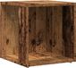 vidaXL Bijzettafel - 33x33x34 cm - Bewerkt Hout - Oud Houtkleurig