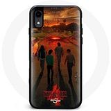 Maniacase Hoesje voor iPhone XS Stranger Things Seizoen 4 Poster Art New Theory Crew