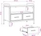 vidaXL Tv-meubel 67,5 x 33 x 50 cm Grijs Sonoma Bewerkt hout