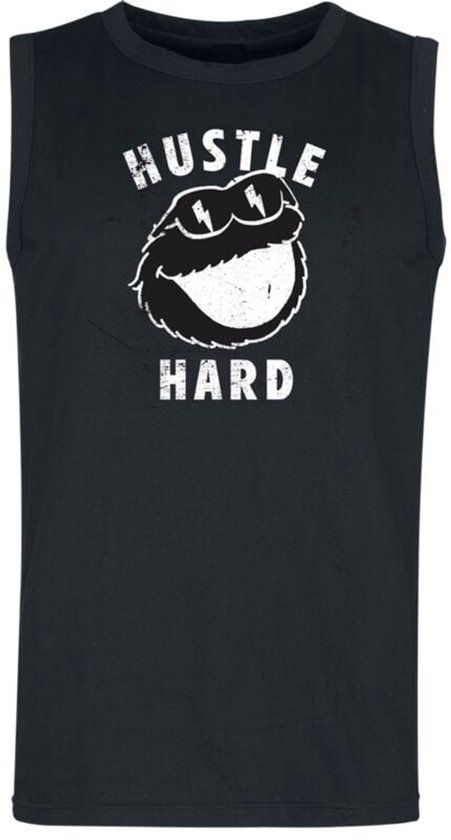 Sesame Street Cookie Monster - Hustle Hard Heren Tanktop - Zwart - XXL