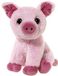 Heunec Mini-MI 273979 pluche dier in varkensvorm, roze