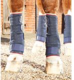 Premier Equine Sneldrogende Beenkappen voor Paarden Marine Blauw