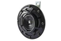 HELLA 3AF 003 399-051 Claxon - B133 - 12V - 118dB(A) - Frequentiebereik: 500Hz - Hoge toon/Luide toon - Behuizingskleur: Zwart - Platte stekkeraansluiting