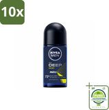 NIVEA MEN Deep Sport Antitranspirant Roller - 50 ml - 10 stuks